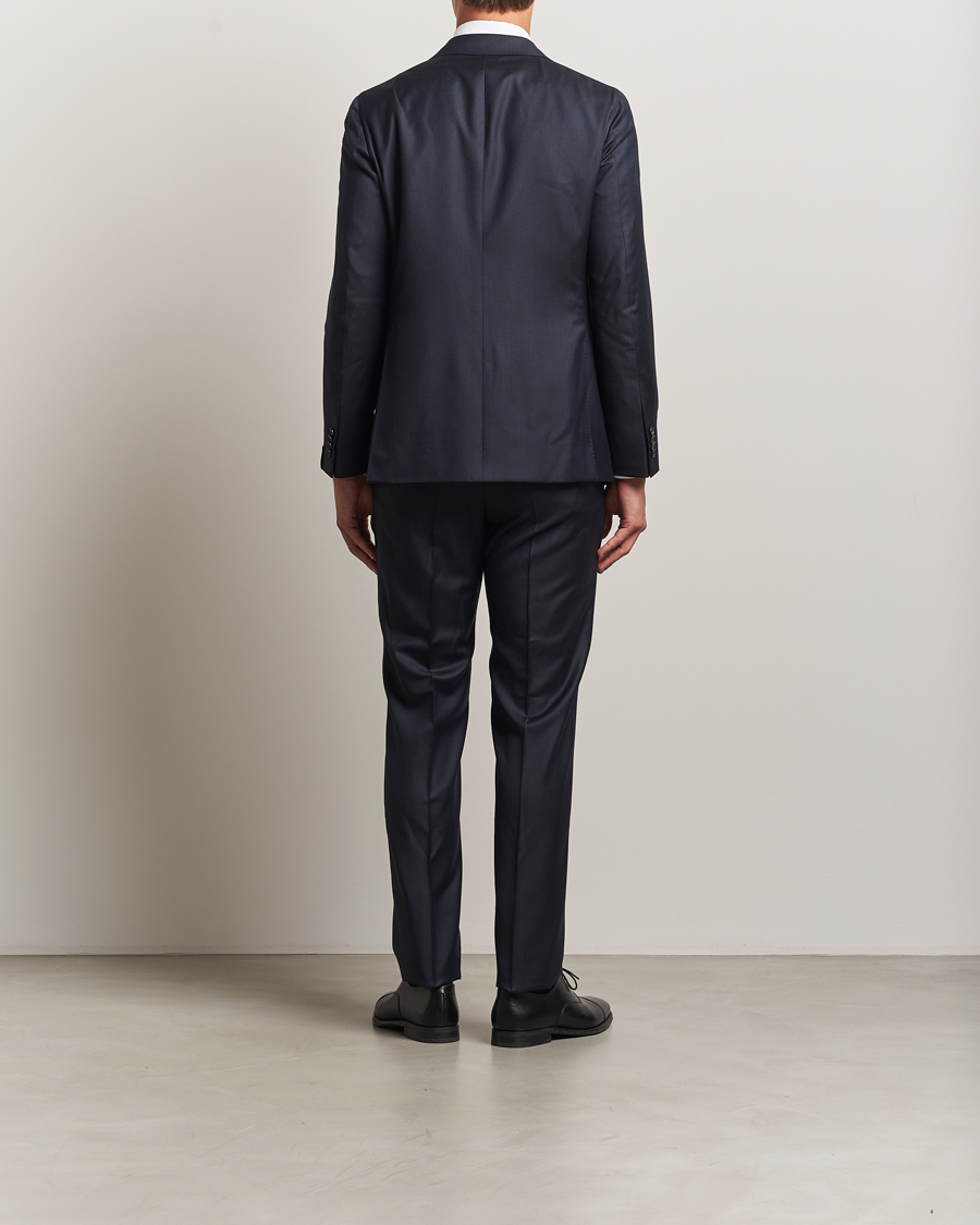 Herre | Jakkesæt | Caruso | Aida Super 130s Wool Suit Navy