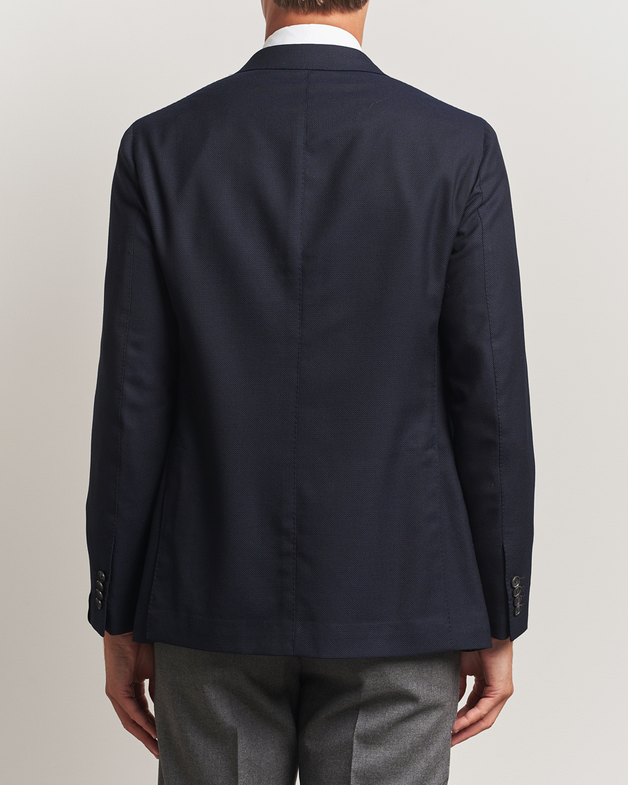 Herre | Blazere & jakker | Caruso | Aida Wool Hopsack Blazer Navy