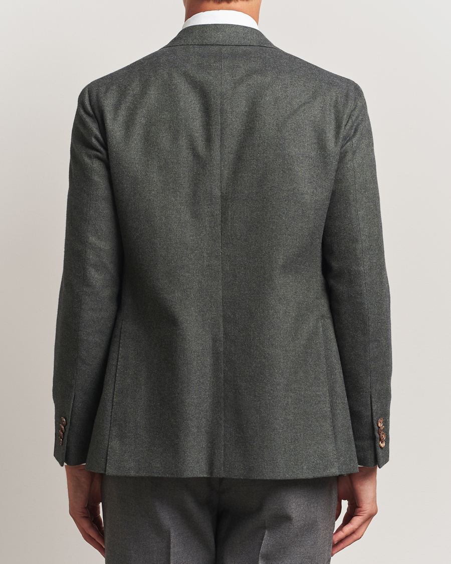 Herre | Blazere & jakker | Caruso | Aida Brushed Cotton Herringbone Blazer