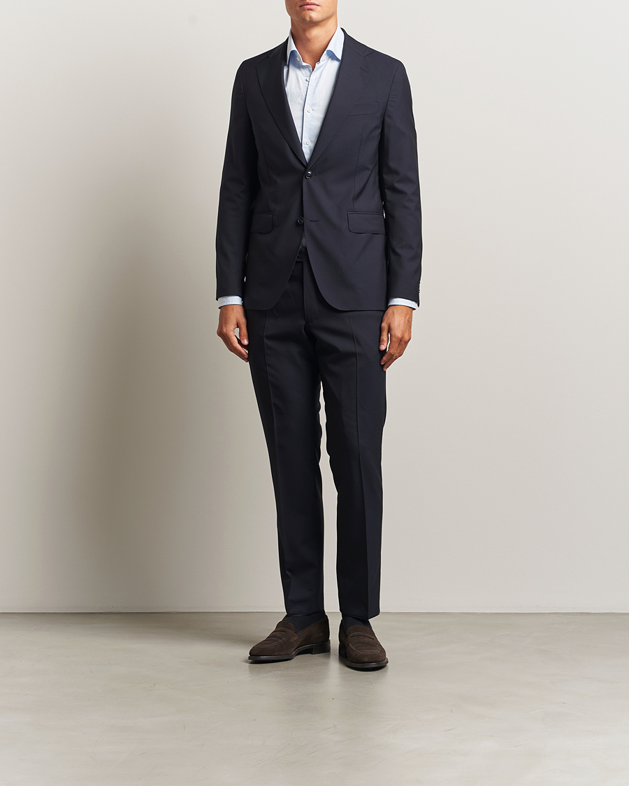 Herre | Blazere & jakker | Oscar Jacobson | Ego Wool Blazer Navy