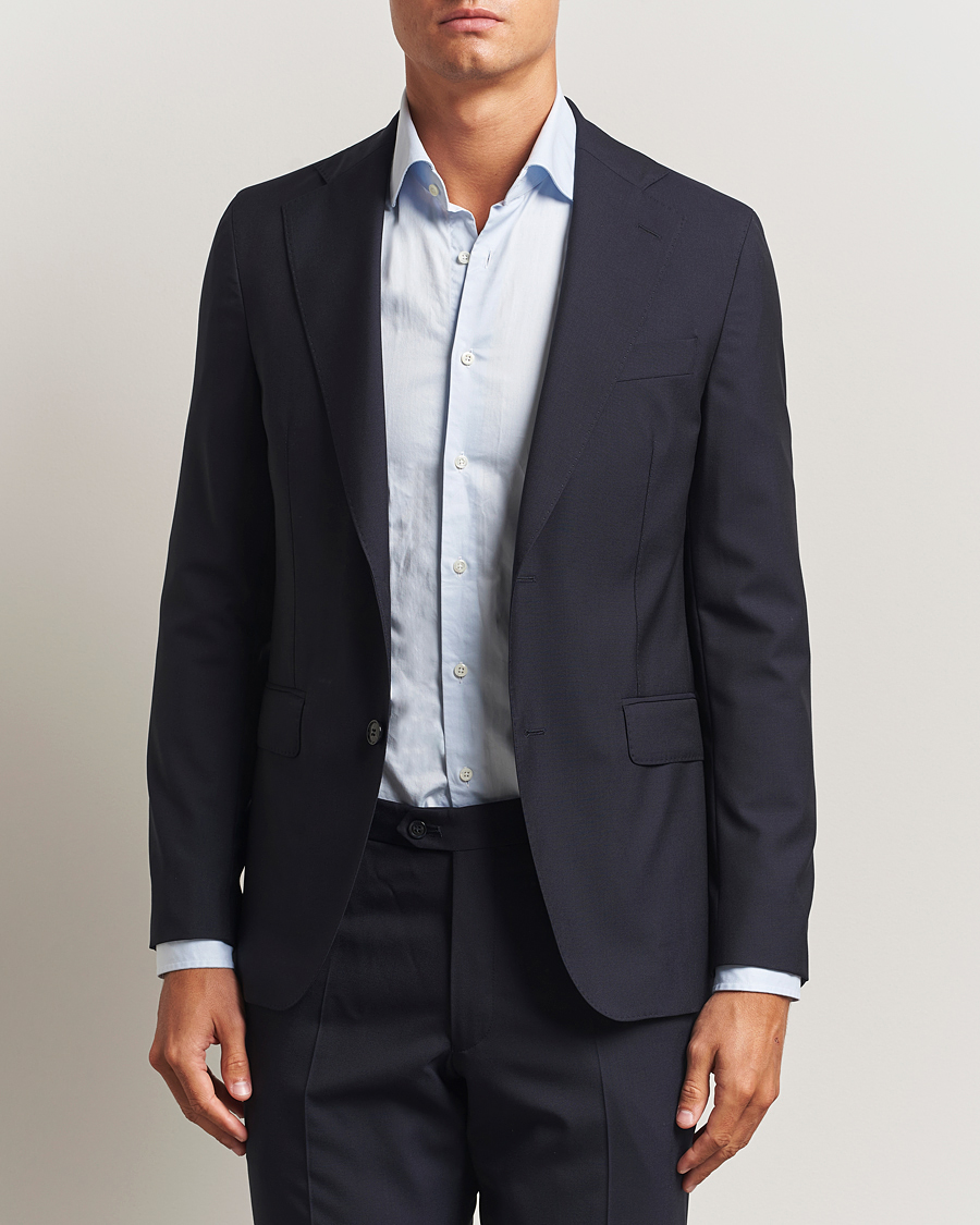Herre | Blazere & jakker | Oscar Jacobson | Ego Wool Blazer Navy