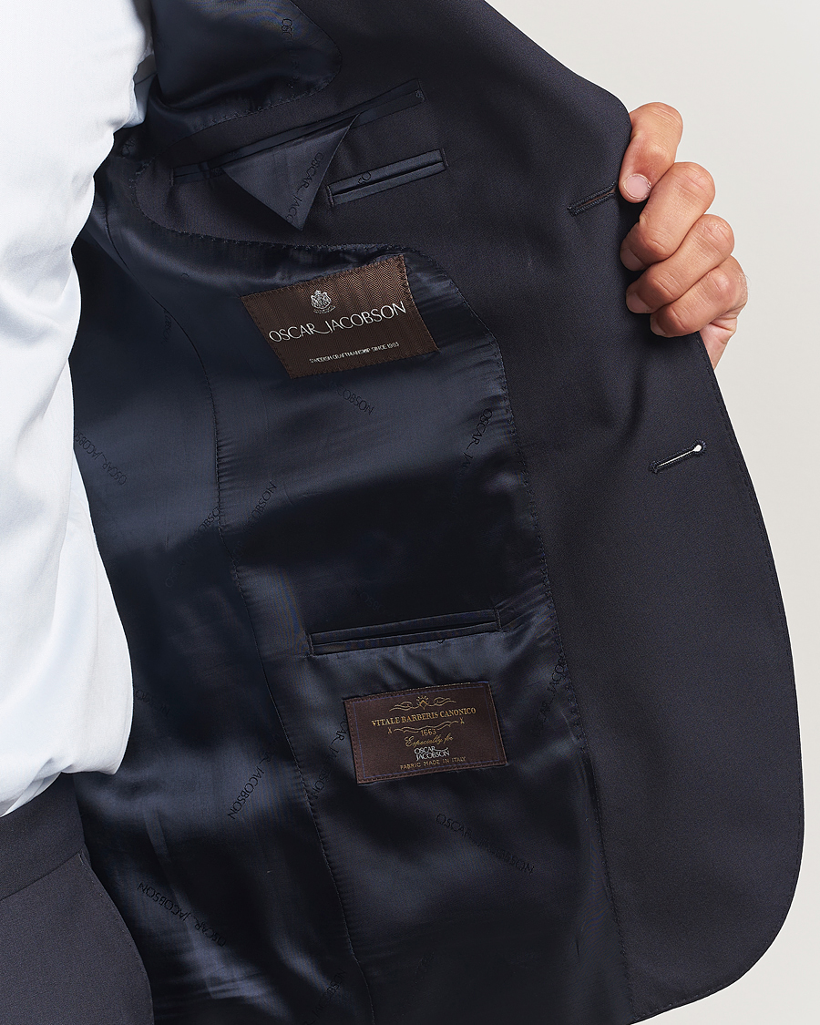 Herre | Blazere & jakker | Oscar Jacobson | Ego Wool Blazer Navy