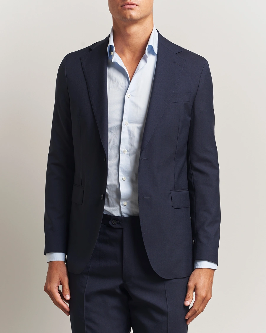 Herre | Blazere & jakker | Oscar Jacobson | Ego Wool Blazer Blue