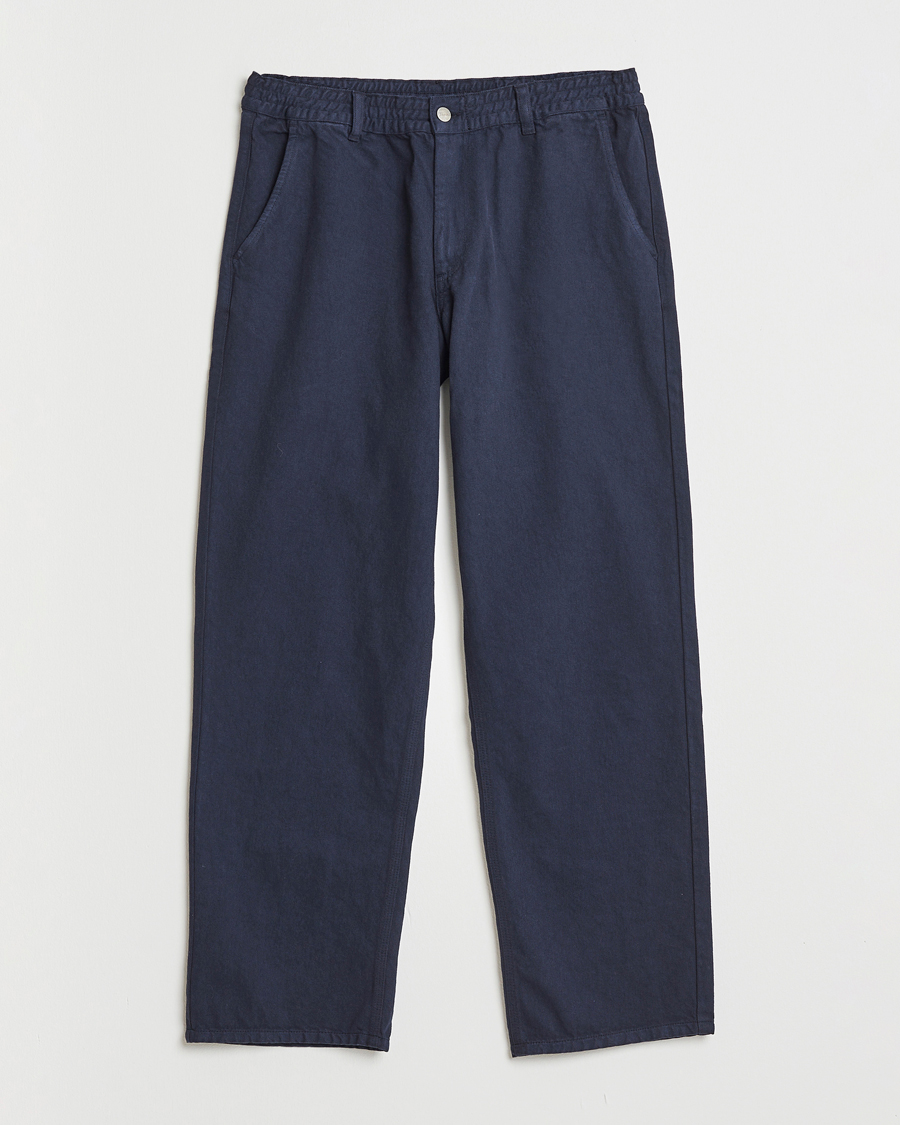 Herre | Bukser | Forét | Clay Twill Pants Navy