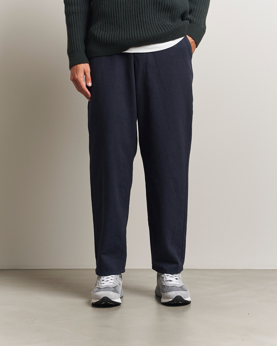 Herre | Bukser | Forét | Clay Twill Pants Navy
