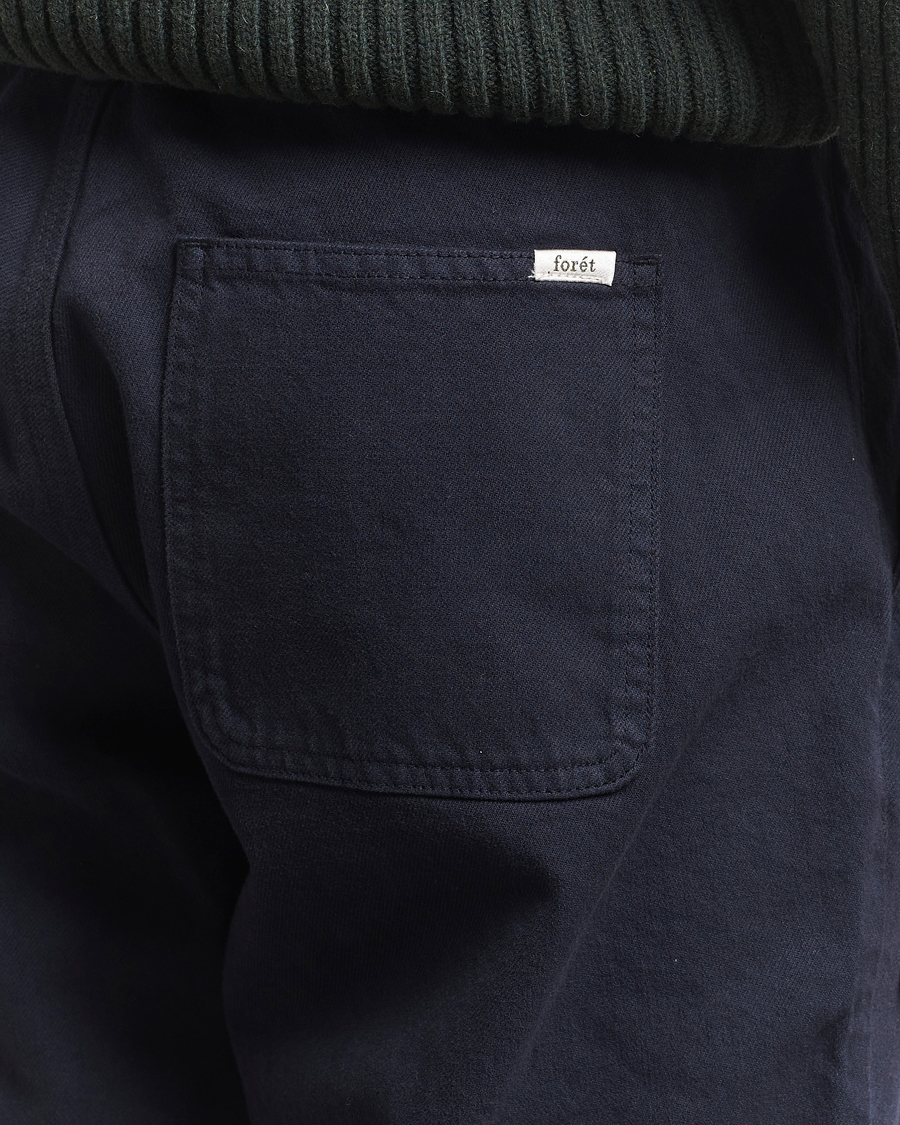 Herre | Bukser | Forét | Clay Twill Pants Navy