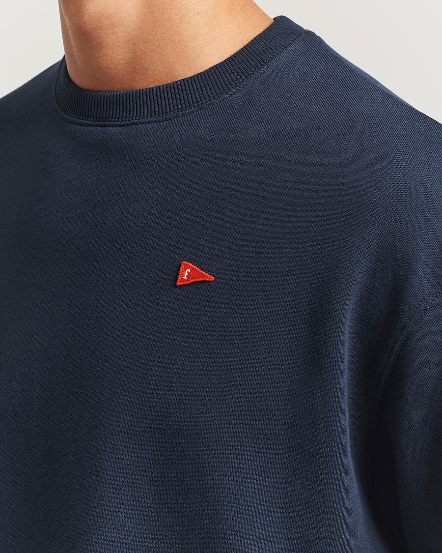 Herre | Trøjer | Forét | Flag Sweatshirt Navy