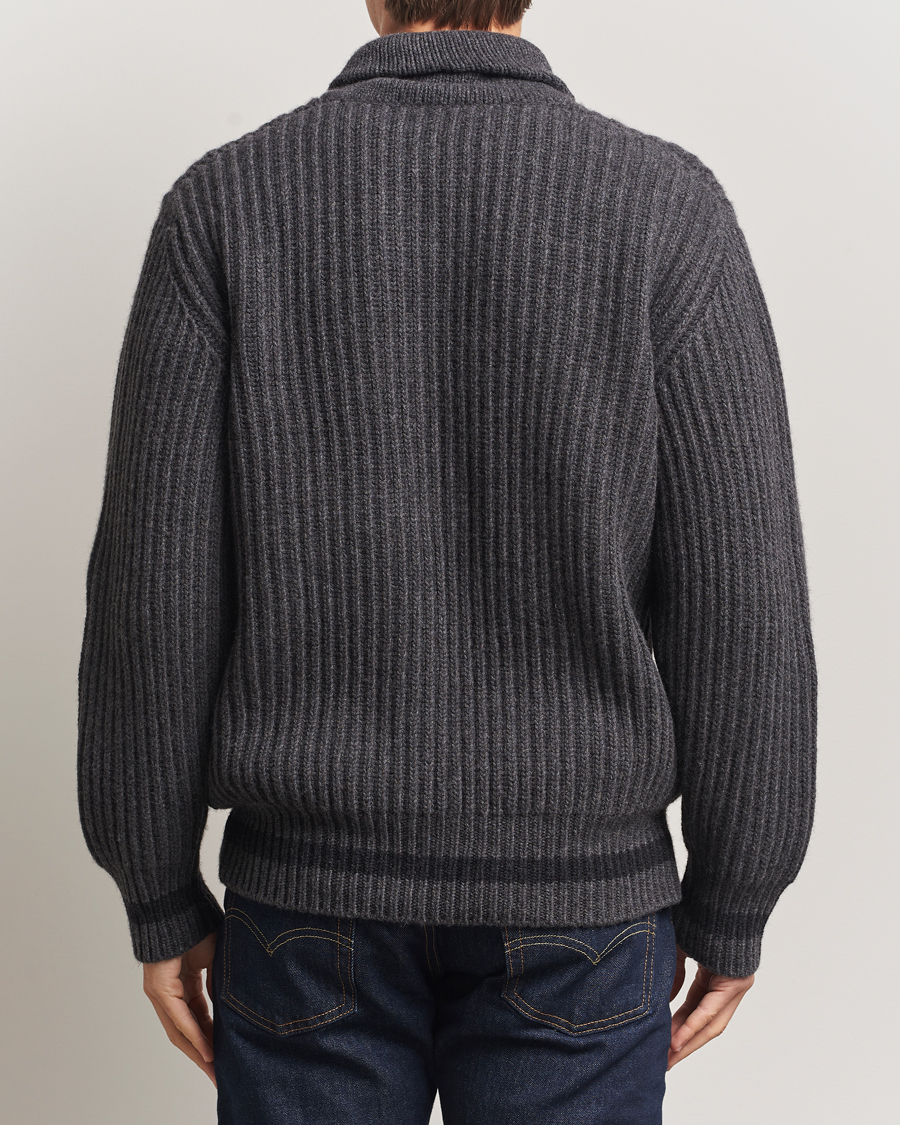 Herre | Trøjer | Filson | Bristol Shawl Neck Sweater Grey