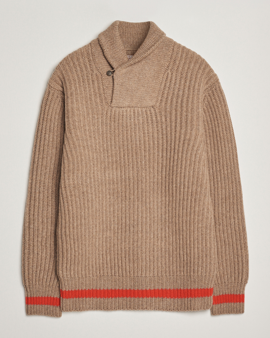 Herre | Trøjer | Filson | Bristol Shawl Neck Sweater Oatmeal