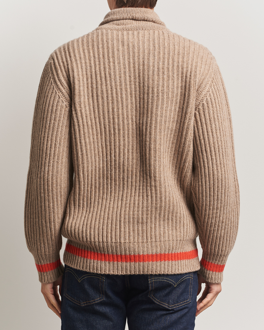Herre | Trøjer | Filson | Bristol Shawl Neck Sweater Oatmeal