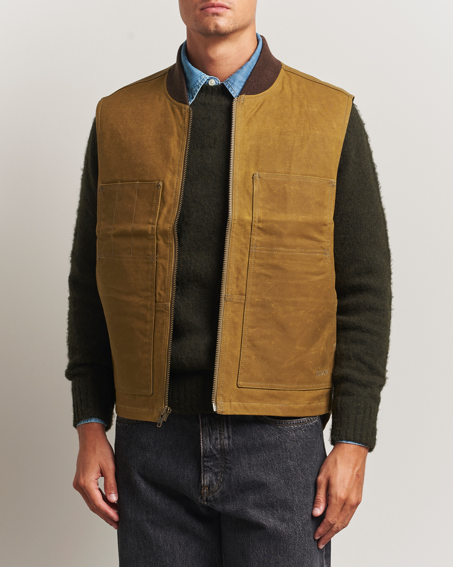 Herre | Veste | Filson | Tin Cloth Insulated Work Vest Dark Tan