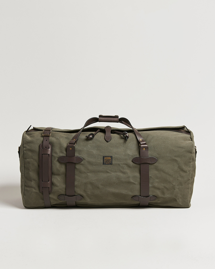 Herre | Tasker | Filson | Rugged Twill Duffle Large Otter Green