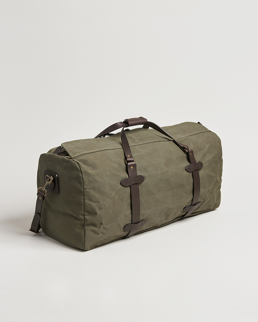 Herre | Tasker | Filson | Rugged Twill Duffle Large Otter Green