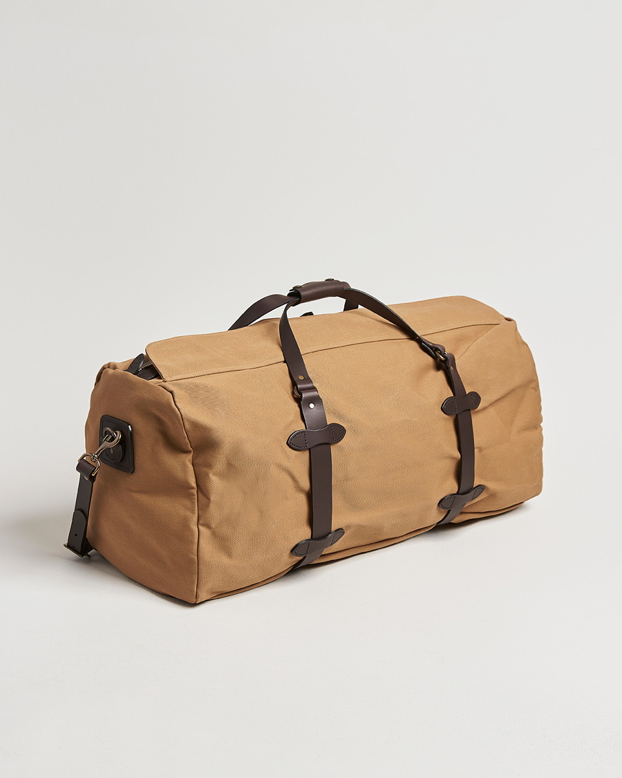 Herre | Tasker | Filson | Rugged Twill Duffle Large Tan