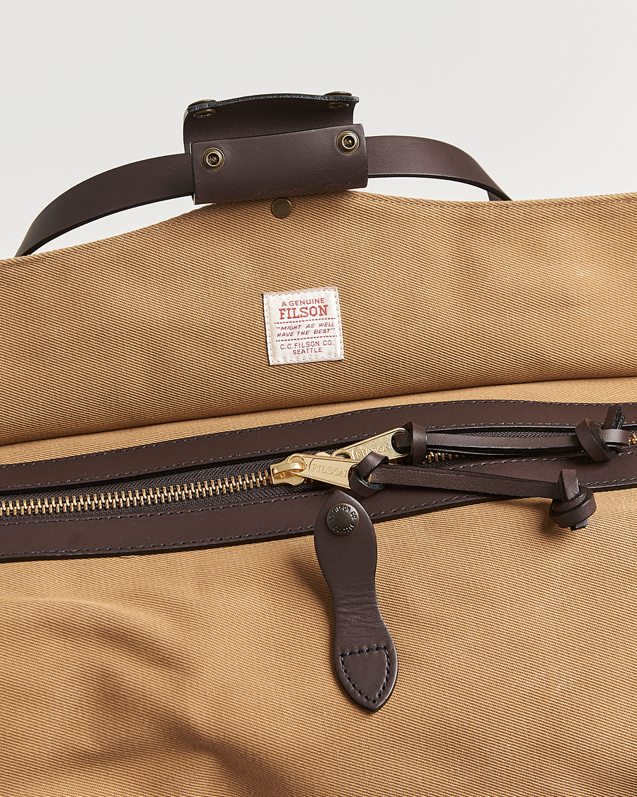 Herre | Tasker | Filson | Rugged Twill Duffle Large Tan