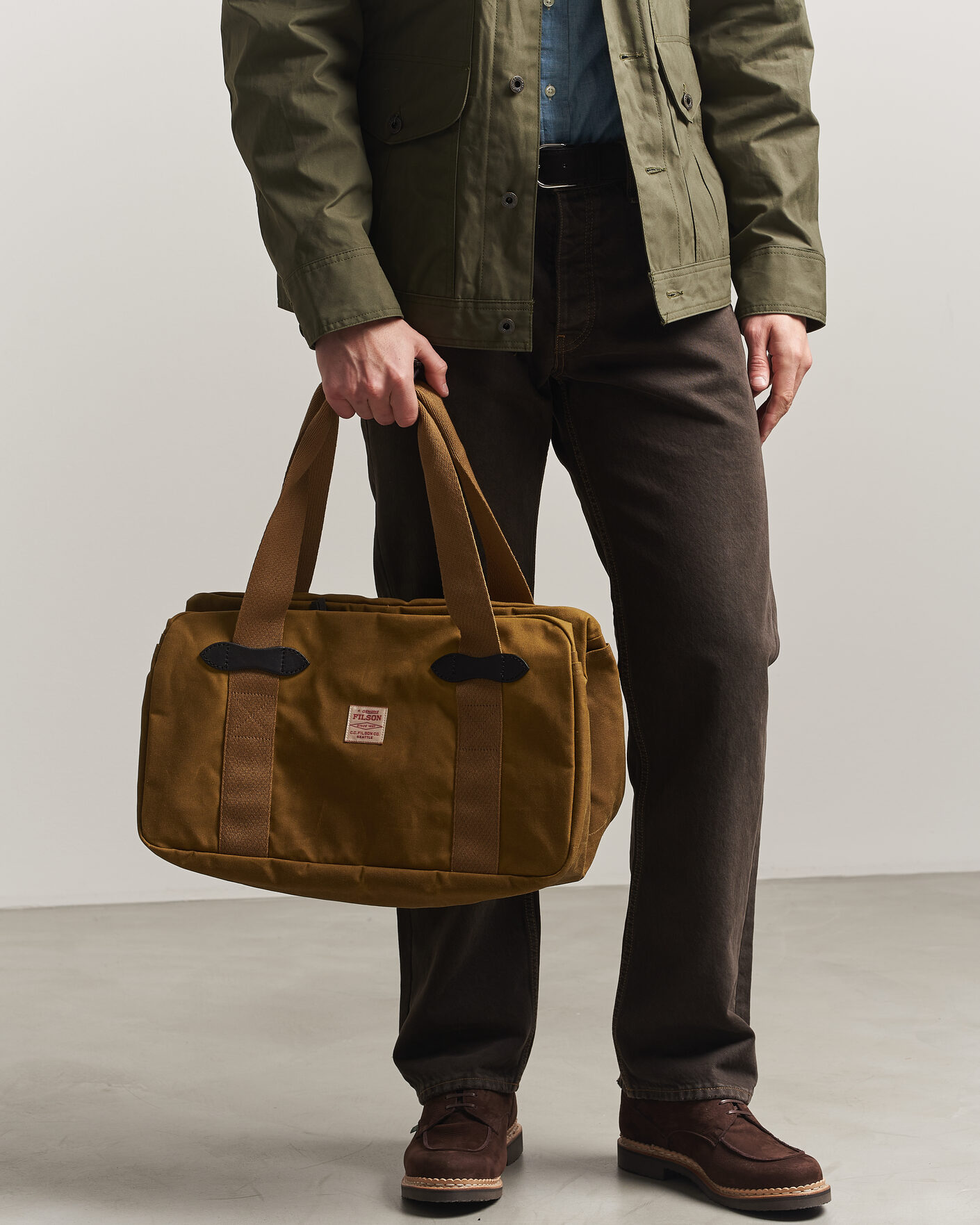 Herre | Tasker | Filson | Tin Cloth Small Duffle Tan