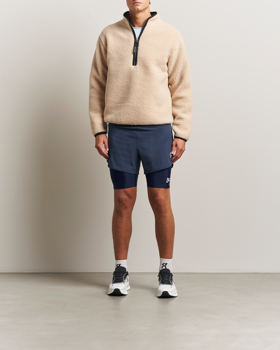 Herre | Trøjer | District Vision | Heavyweight Half Zip Pile Fleece Quartz