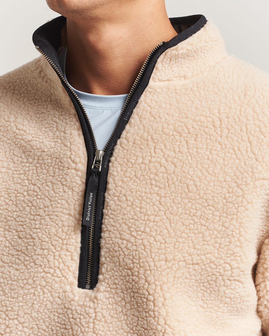 Herre | Trøjer | District Vision | Heavyweight Half Zip Pile Fleece Quartz