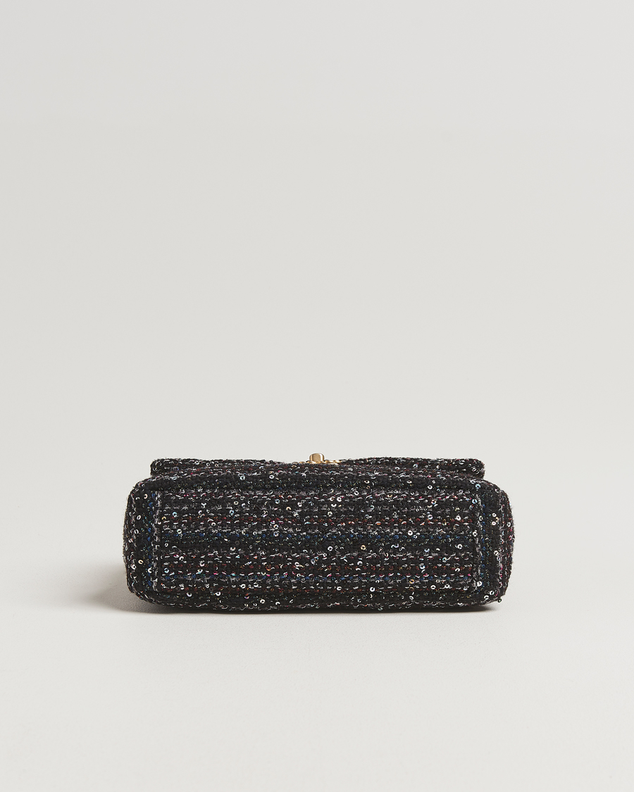 Herre | Pre-Owned & Vintage Bags | Chanel Pre-Owned | Chanel 19 Sequins Large Handbag Black