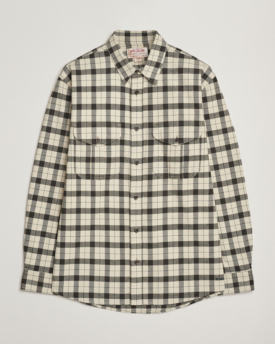 Herre | Skjorter | Filson | Checked Alaskan Guide Shirt Cream/Grey