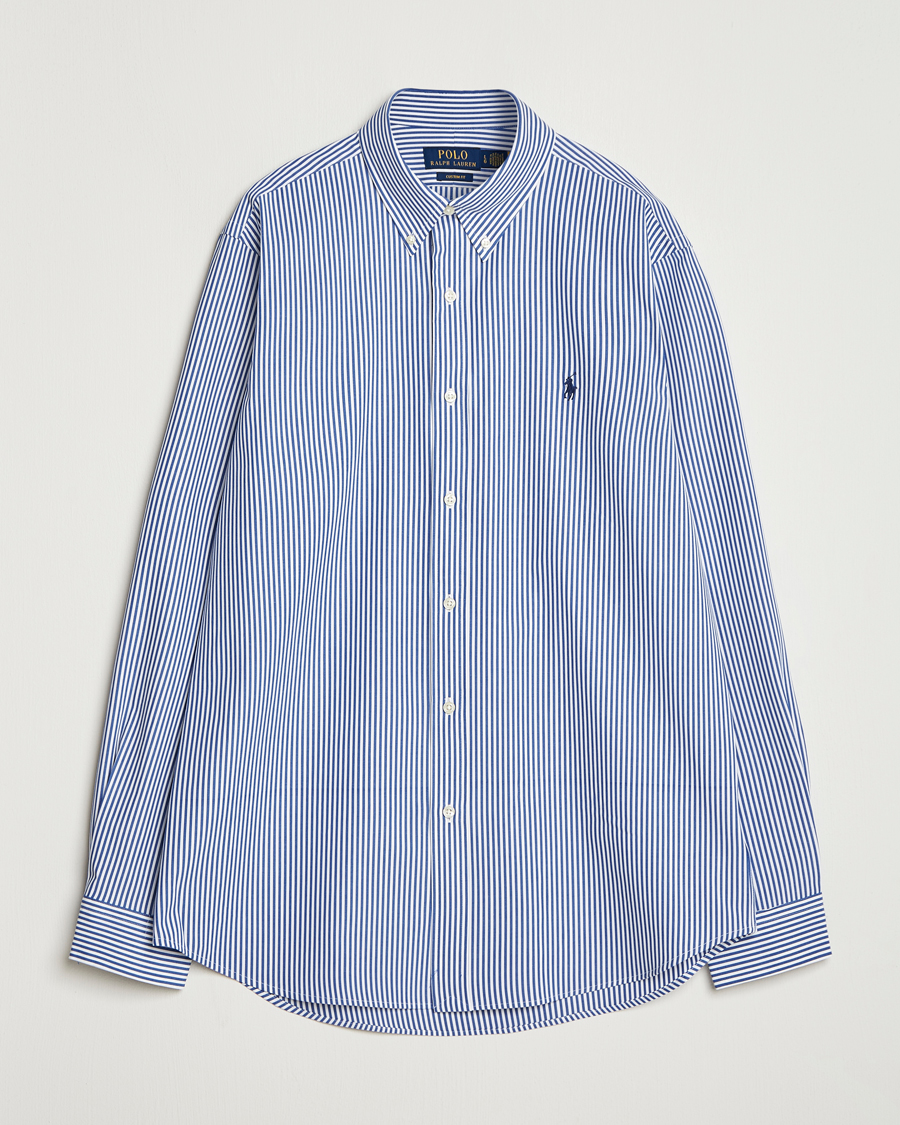 Herre | Skjorter | Polo Ralph Lauren | Custom Fit Stretch Poplin Shirt Bengal Stripe