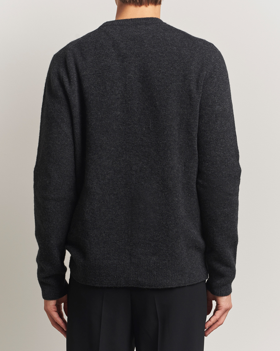Herre | Trøjer | Filippa K | Yak Knitted Sweater Charcoal Melange