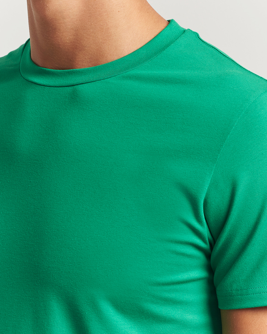 Herre | T-Shirts | Filippa K | Soft Lycra T-Shirt Apple Green