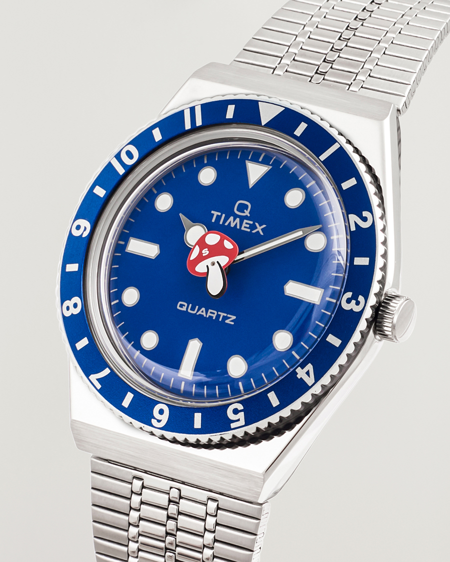 Herre | Timex Timex x Seconde/Seconde/ Steel 38mm Blue Dial | Timex | x Seconde/Seconde/ Steel 38mm Blue Dial