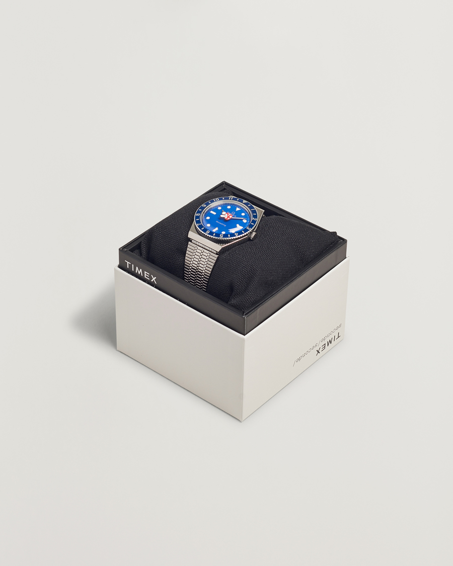Herre | Timex Timex x Seconde/Seconde/ Steel 38mm Blue Dial | Timex | x Seconde/Seconde/ Steel 38mm Blue Dial