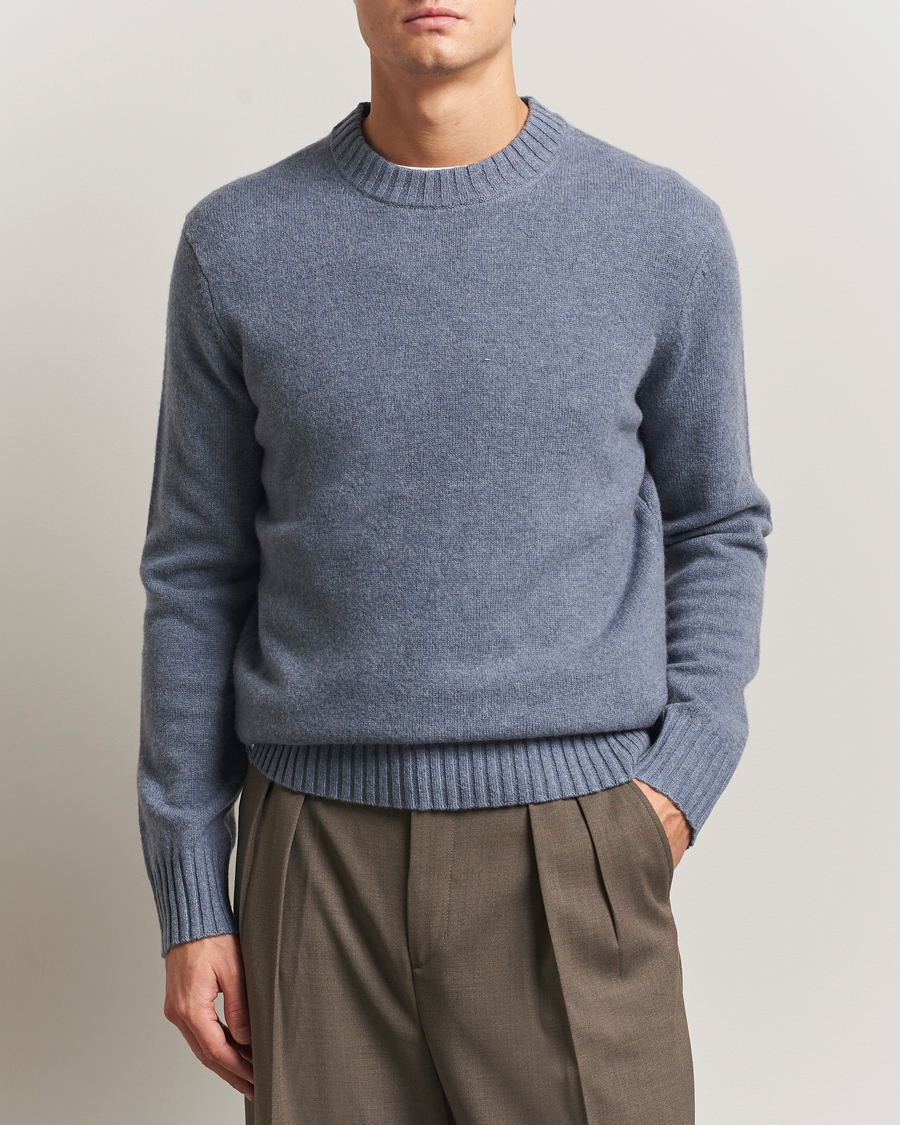 Herre | Trøjer | A Day's March | Marlow Lambswool Sweater Frost