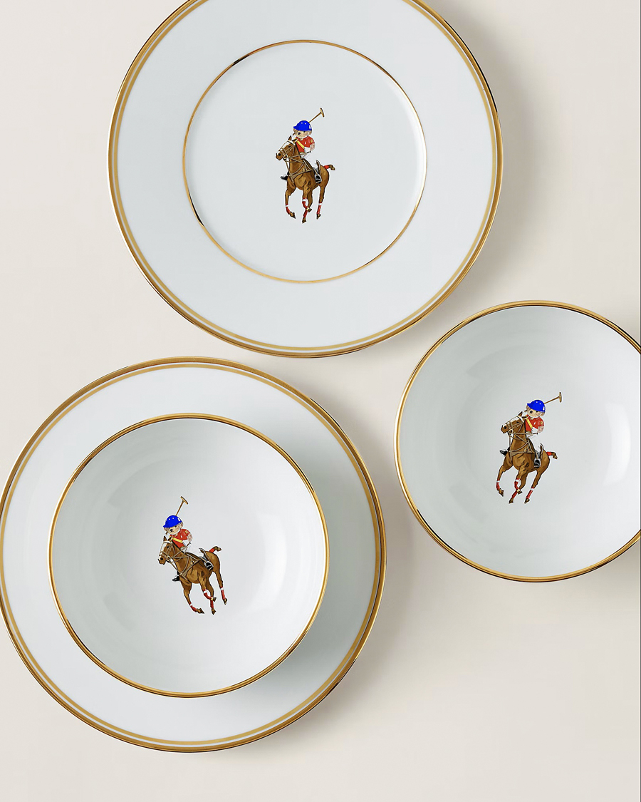 Herre | Til hjemmet | Ralph Lauren Home | Bowl and Plate Gift Set White/Gold