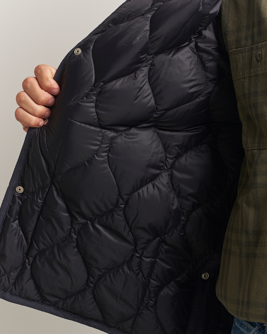 Herre | Veste | TAION | Military Crew Neck Down Vest Navy