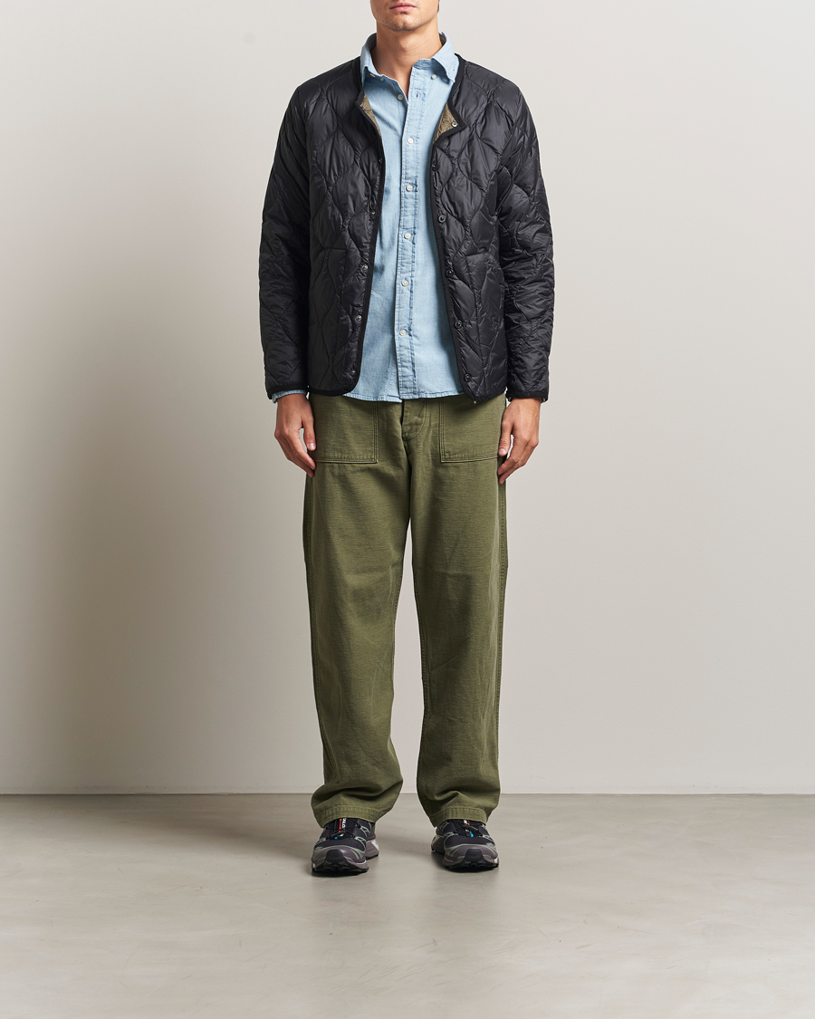 Herre | Jakker | TAION | Military Crew Neck Down Jacket Black