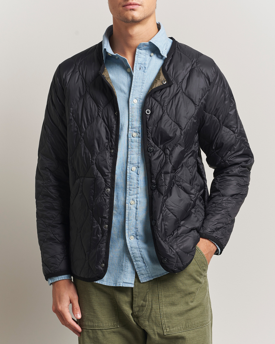 Herre | Jakker | TAION | Military Crew Neck Down Jacket Black