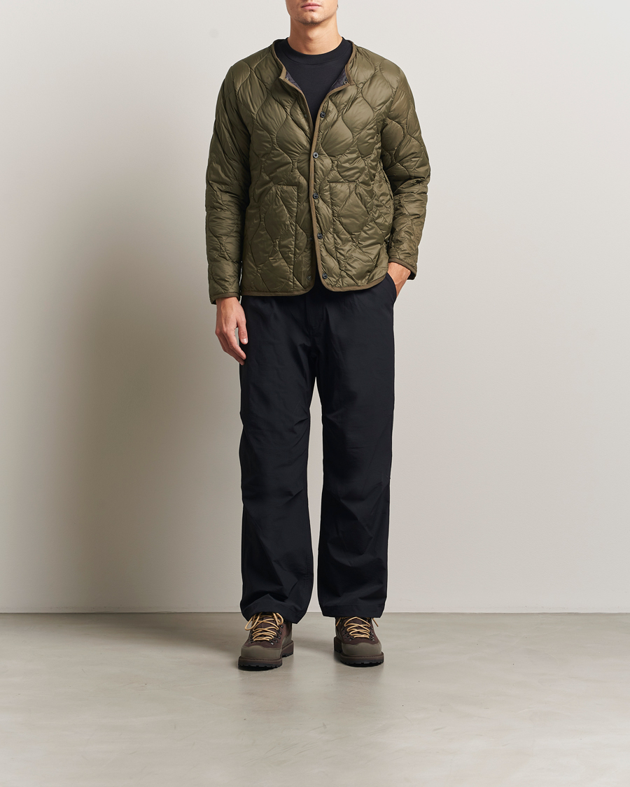 Herre | Jakker | TAION | Military Crew Neck Down Jacket Dark Olive