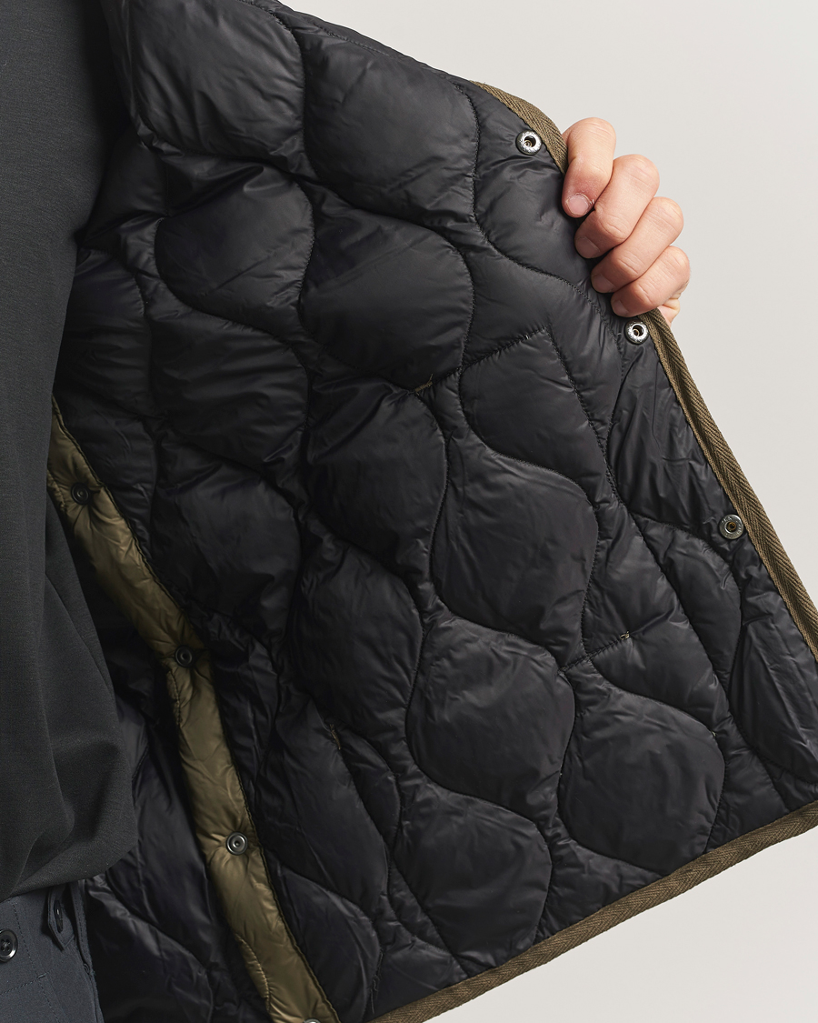 Herre | Jakker | TAION | Military Crew Neck Down Jacket Dark Olive