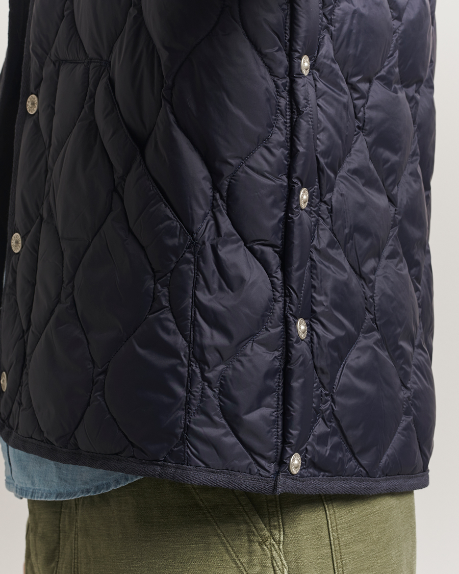 Herre | Jakker | TAION | Military Crew Neck Down Jacket Navy