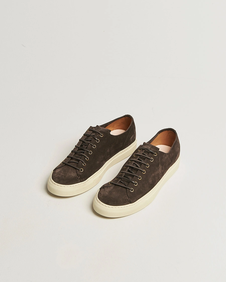 Herre | Sneakers | Buttero | Tanino Suede Sneaker Dark Brown