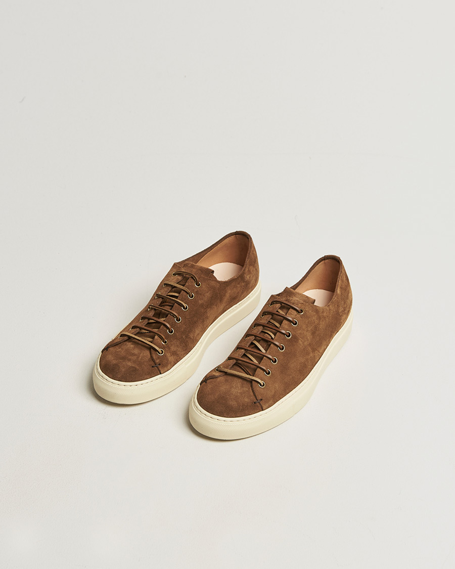 Herre | Sneakers | Buttero | Tanino Suede Sneaker Dark Brown