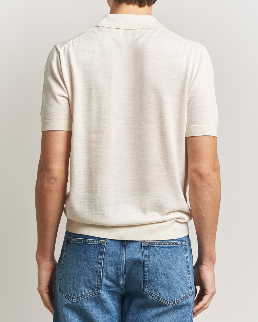 Herre | Polotrøjer | GANT | Extrafine Merino Polo Seed Melange