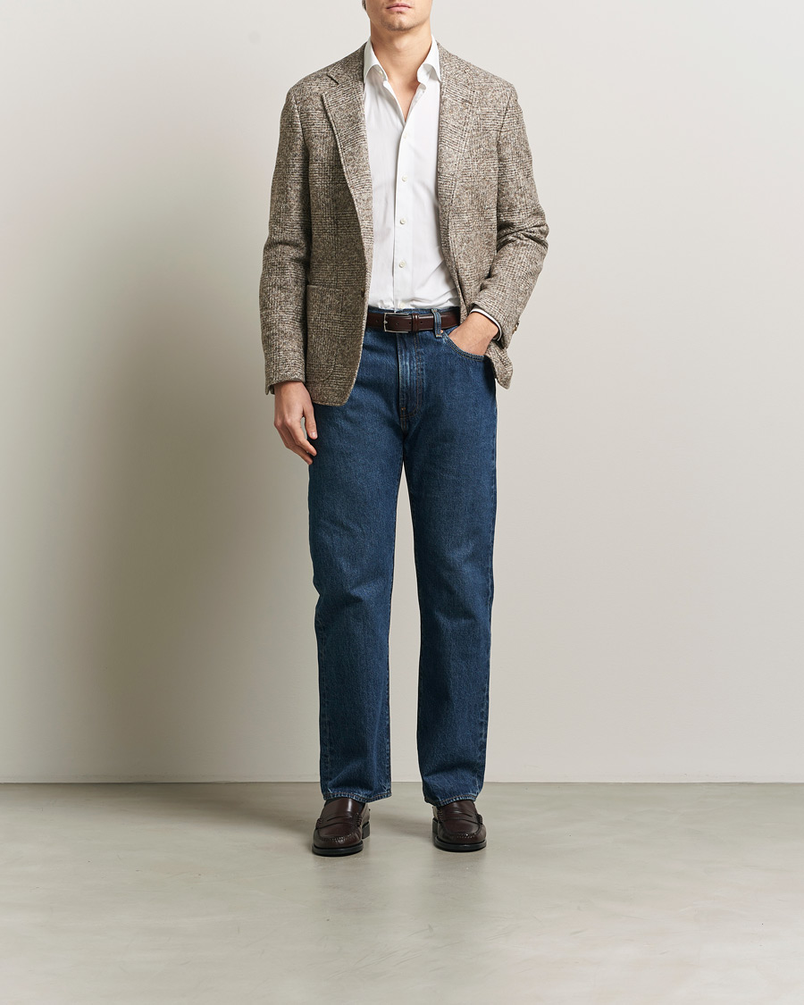 Herre | Blazere & jakker | GANT | Wool Checked Blazer Seed Melange