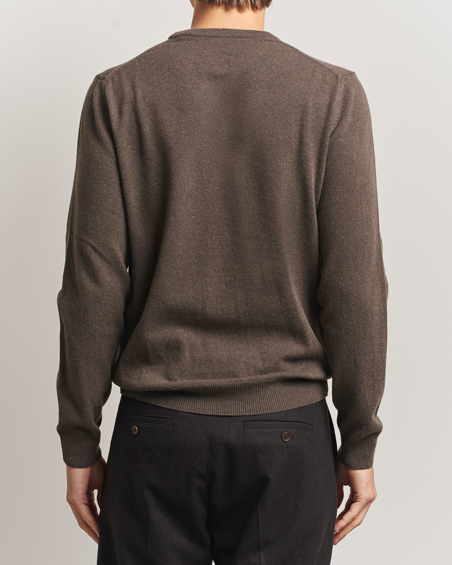 Herre | Trøjer | GANT | Superfine Lambswool Crew Neck Seawood Melange
