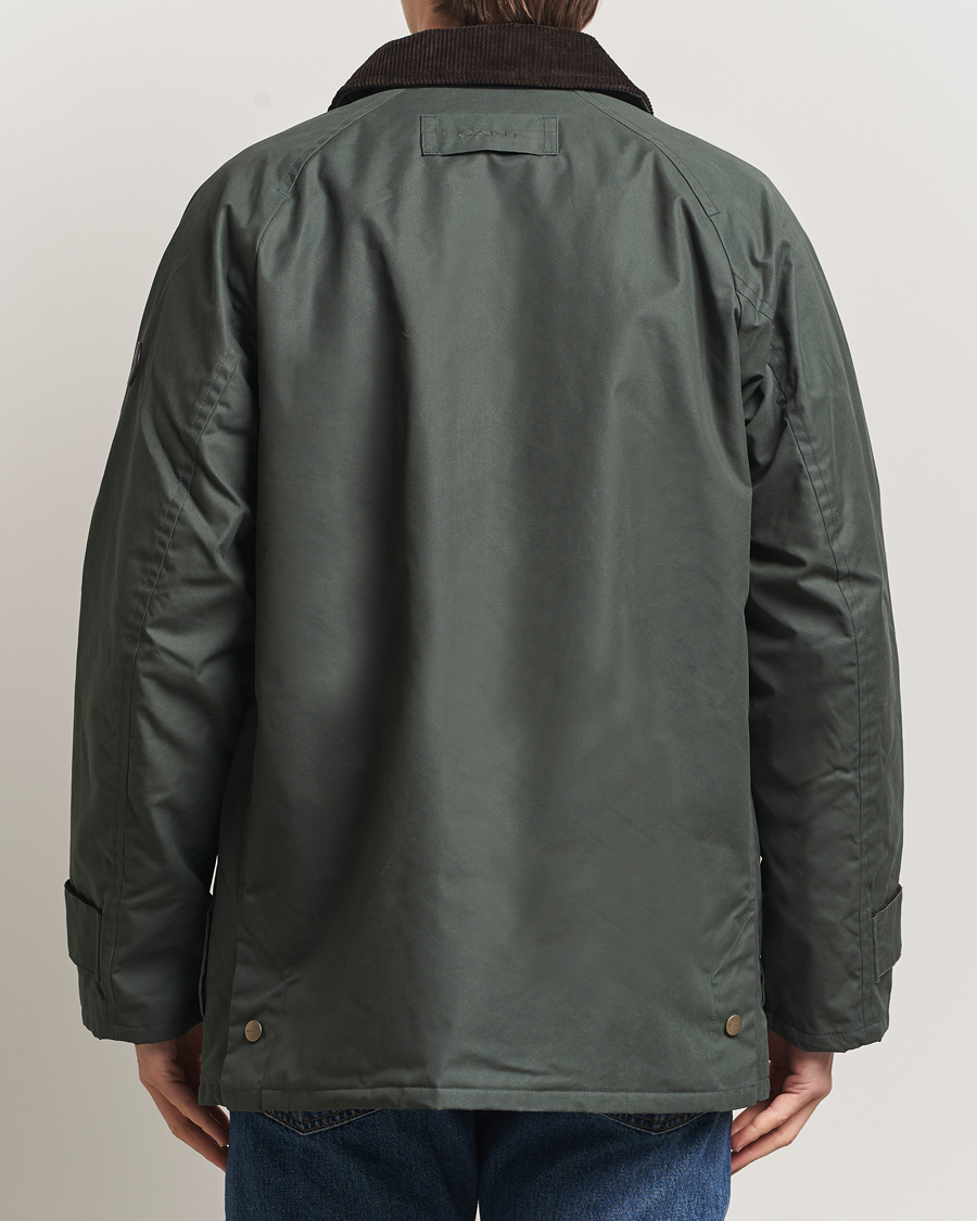 Herre | Jakker | GANT | Waxed Barn Jacket Woody Green