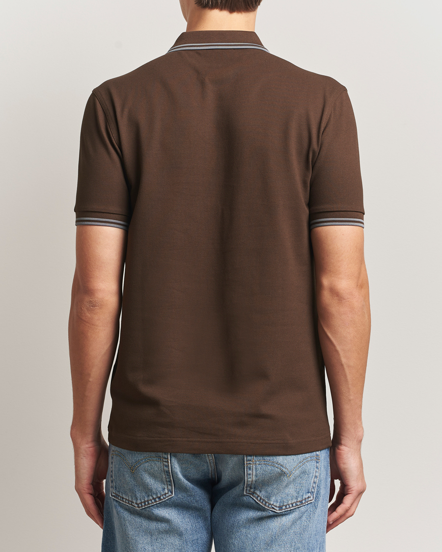 Herre | Polotrøjer | Fred Perry | Twin Tipped Shirt Burnt Tobacco