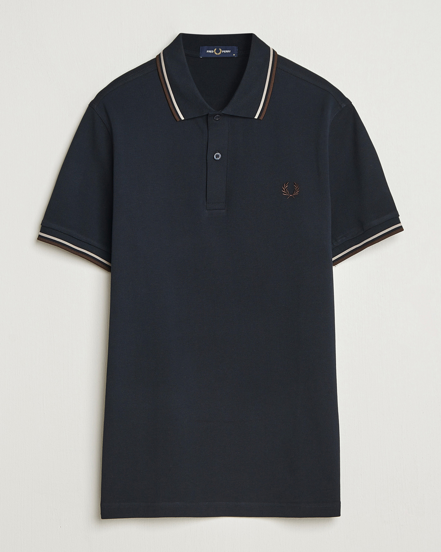 Herre | Polotrøjer | Fred Perry | Twin Tipped Shirt Navy