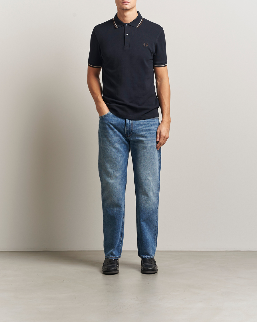 Herre | Polotrøjer | Fred Perry | Twin Tipped Shirt Navy