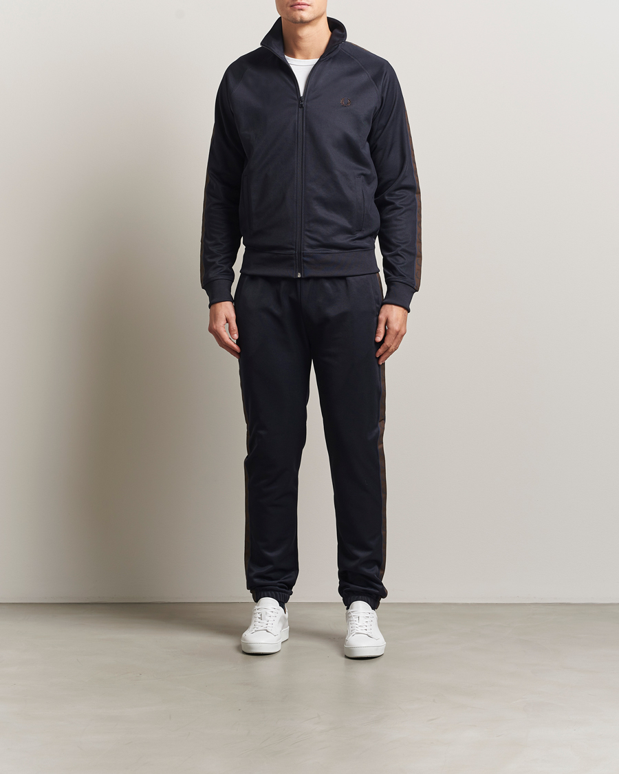 Herre | Trøjer | Fred Perry | Taped Track Jacket Navy