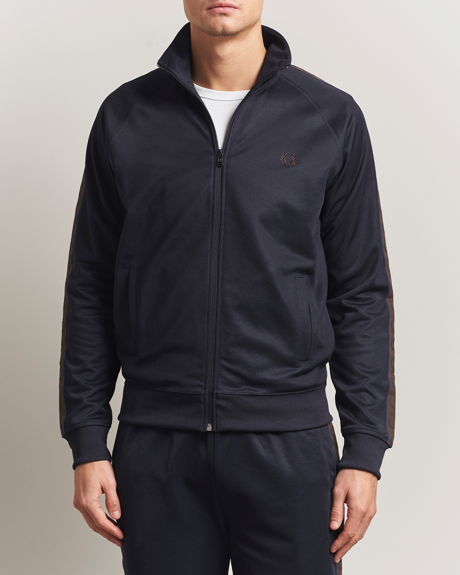 Herre | Trøjer | Fred Perry | Taped Track Jacket Navy