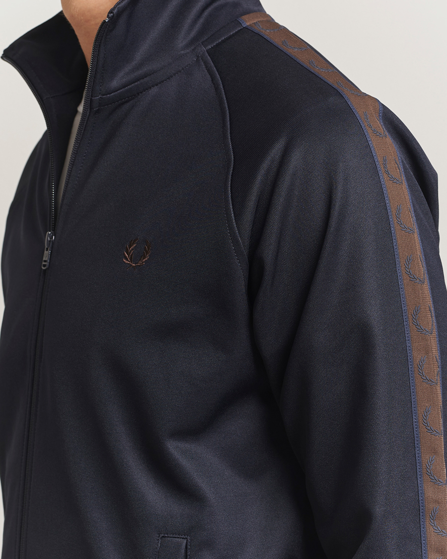 Herre | Trøjer | Fred Perry | Taped Track Jacket Navy