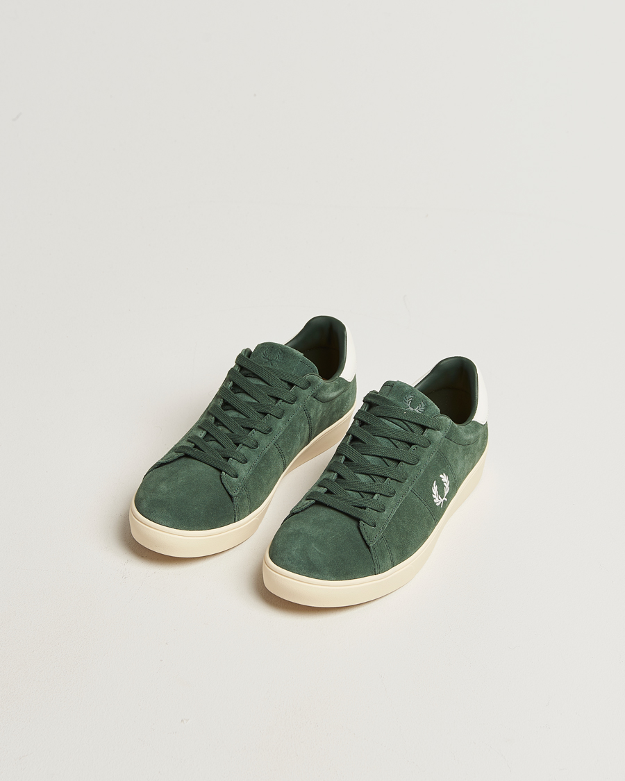 Herre | Sneakers | Fred Perry | Spencer Suede Sneaker Court Green